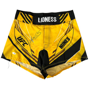 Amanda Nunes autographed signed shorts UFC Lioness BAS