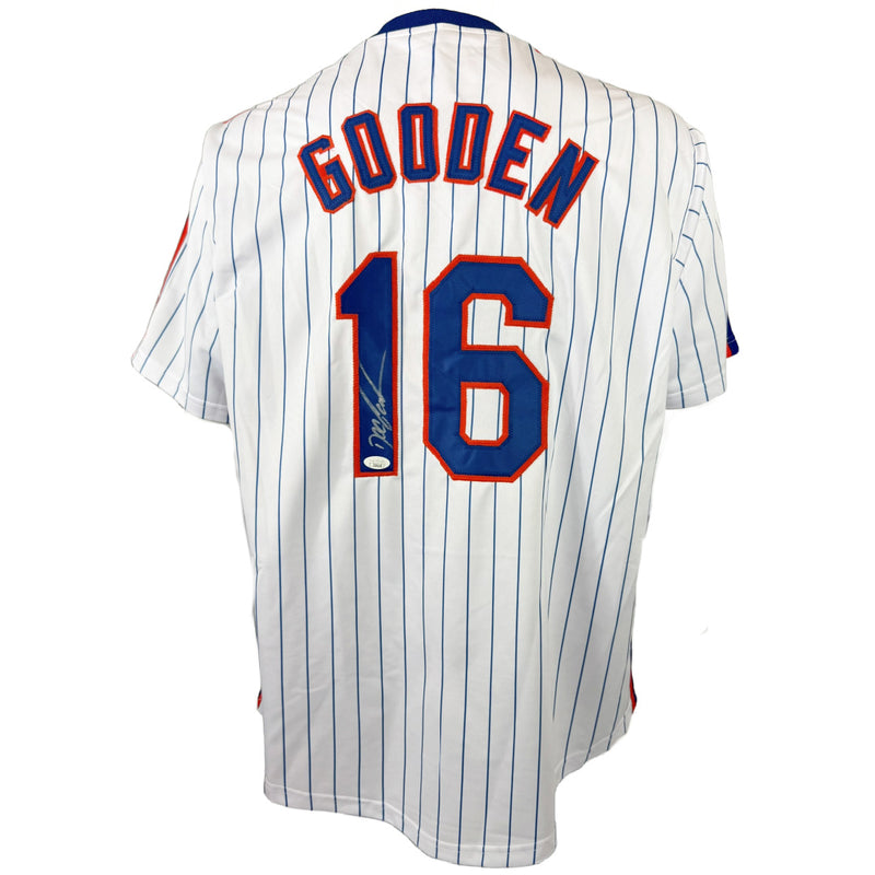 DOC GOODEN AUTOGRAPHED SIGNED CUSTOM WHITE PRO STYLE JERSEY JSA COA