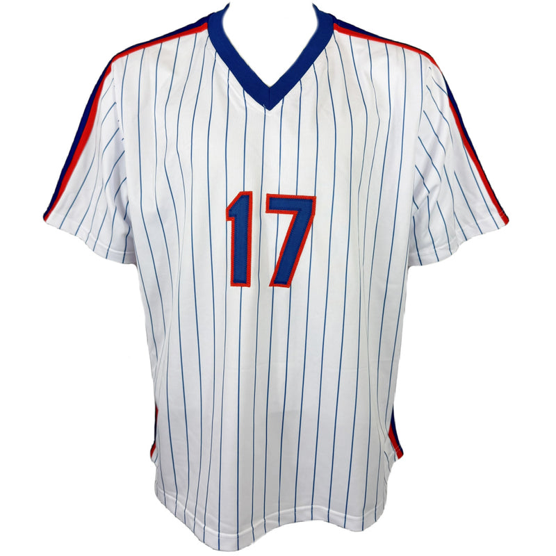 KEITH HERNANDEZ AUTOGRAPHED SIGNED CUSTOM WHITE PRO STYLE JERSEY JSA COA