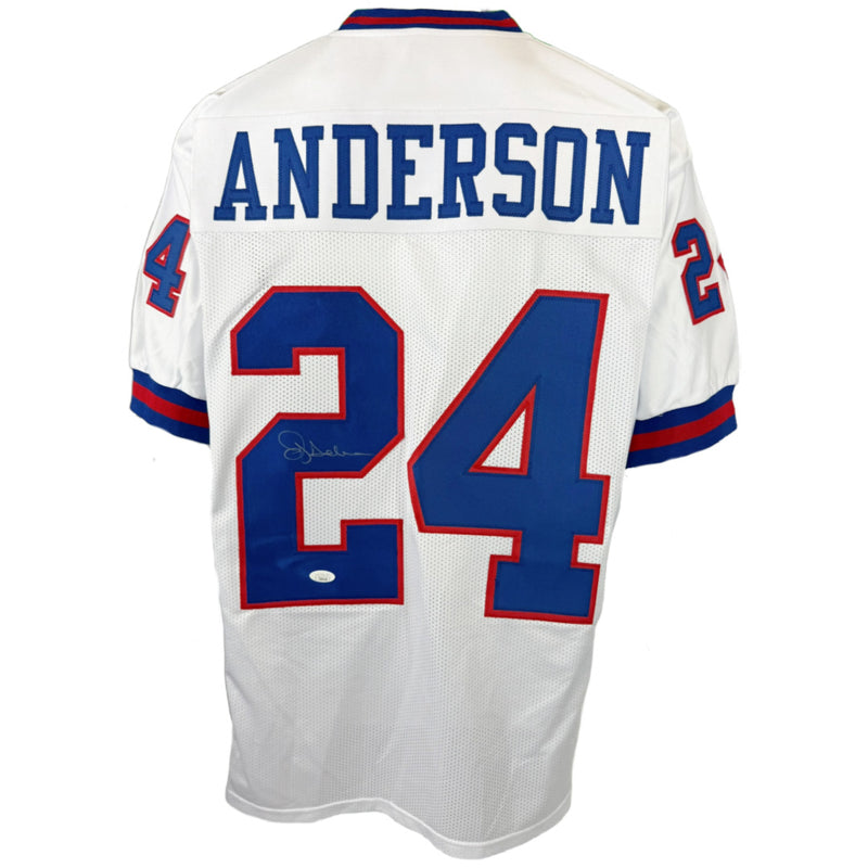 OJ ANDERSON AUTOGRAPHED SIGNED CUSTOM WHITE PRO STYLE JERSEY JSA COA