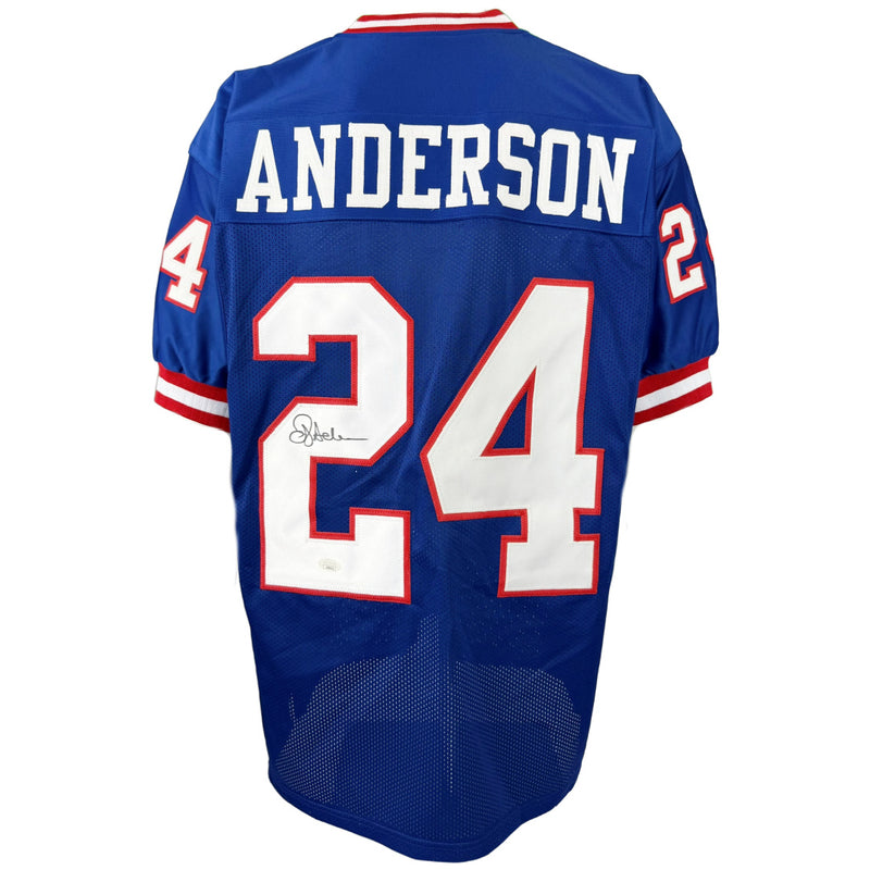 OJ ANDERSON AUTOGRAPHED SIGNED CUSTOM BLUE PRO STYLE JERSEY JSA COA
