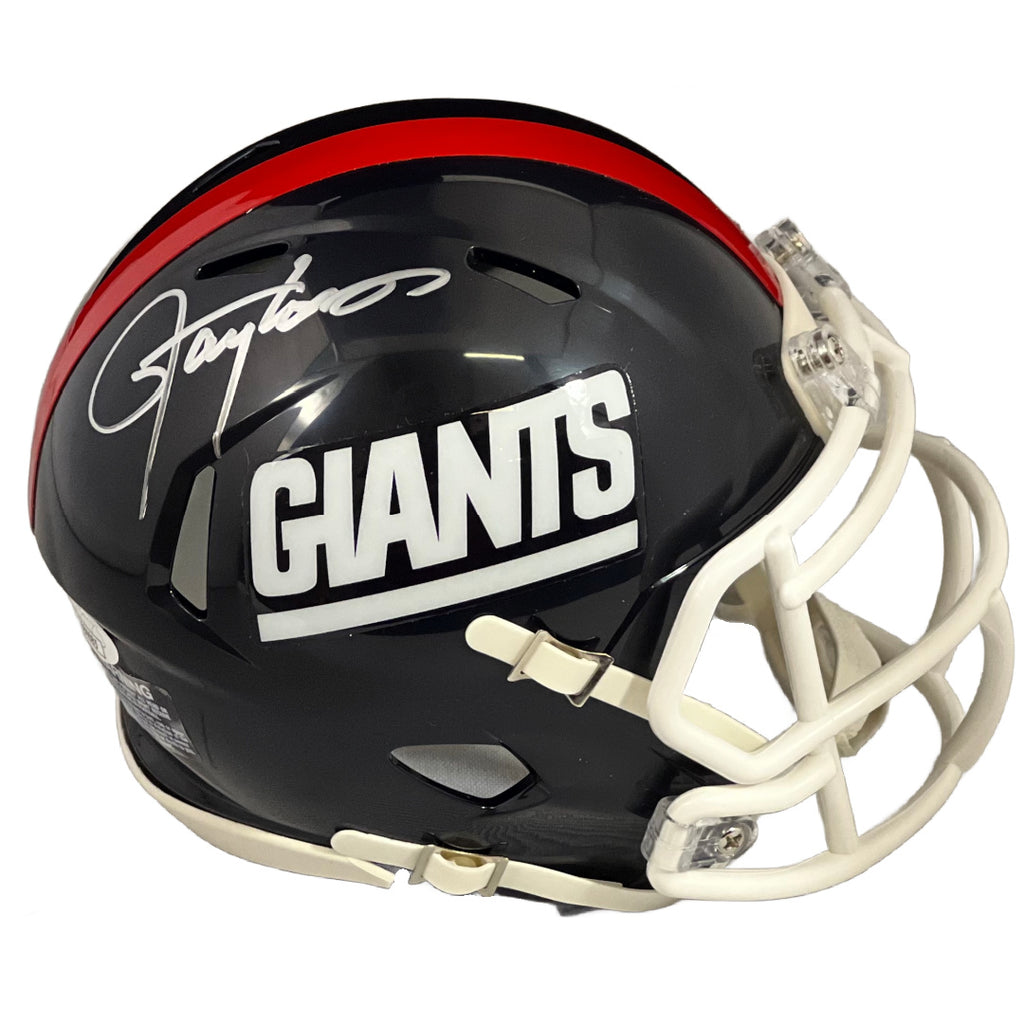 Lawrence Taylor autographed signed mini helmet New York Giants JSA COA