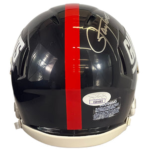 Lawrence Taylor autographed signed mini helmet New York Giants JSA COA