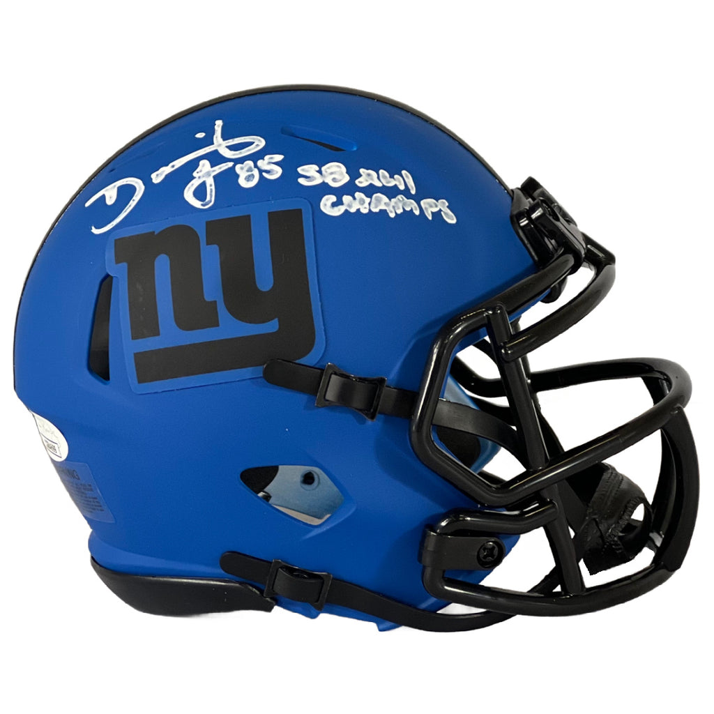 David Tyree autographed signed inscribed Rave Mini Helmet New York Giants JSA