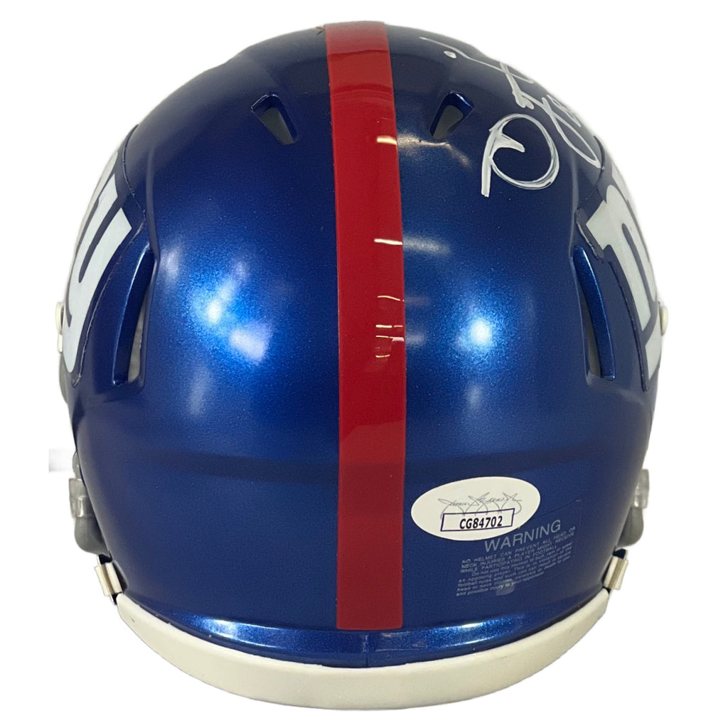David Tyree autographed signed inscribed Mini Helmet New York Giants JSA COA
