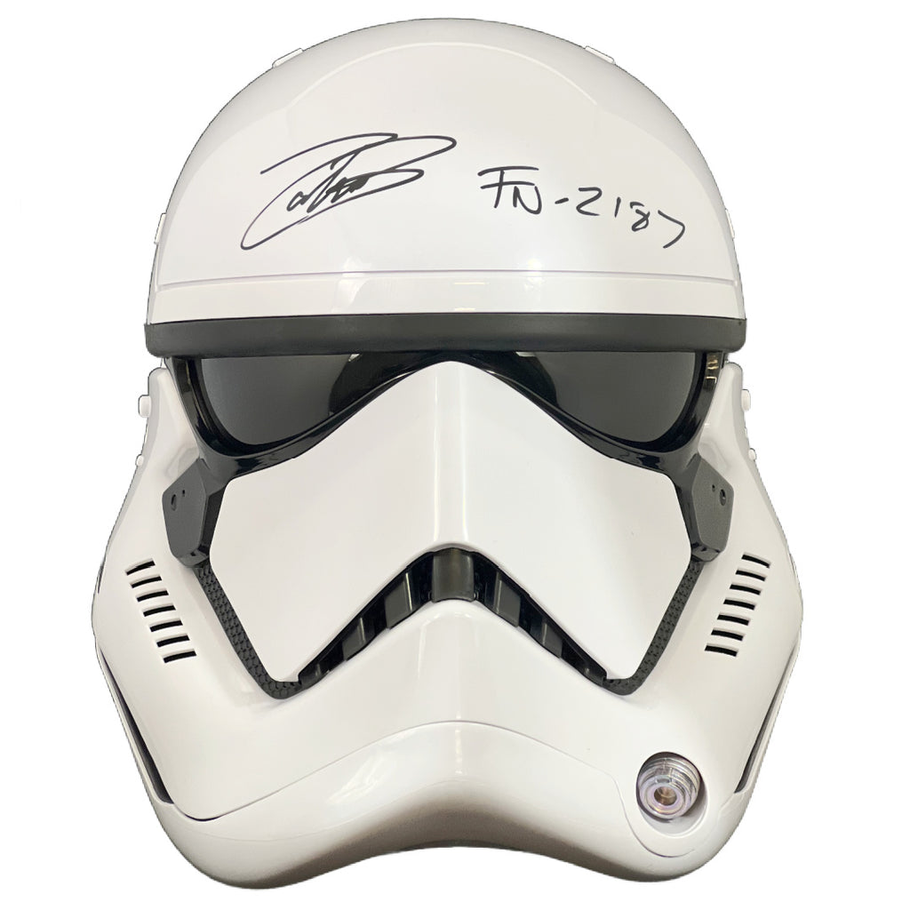 John Boyega autographed signed inscribed Stormtrooper Helmet JSA Star Wars