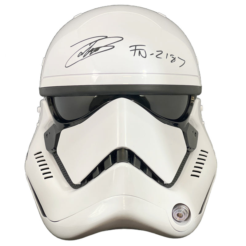 John Boyega autographed signed inscribed Stormtrooper Helmet JSA Star Wars