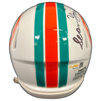 Sean Young autographed inscribed mini helmet Ace Ventura JSA Miami Dolphins