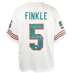 Sean Young signed inscribed jersey Ace Ventura JSA Miami Dolphins Replica Ray Finkle