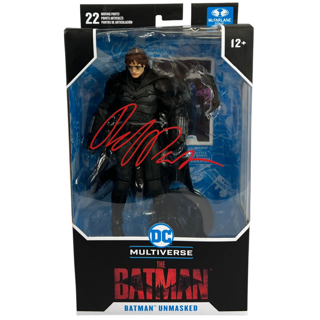 Robert Pattinson autographed signed action figure The Batman JSA DC Multiverse
