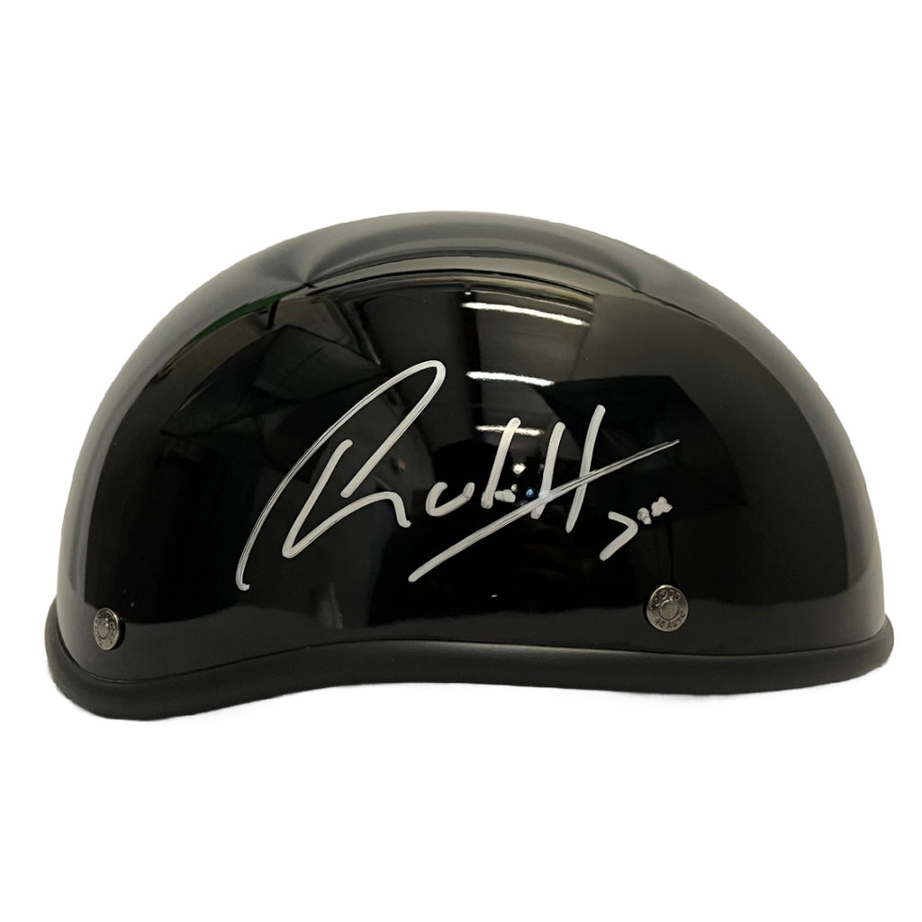 Charlie Hunnam signed motorcycle biker helmet JSA Sons Of Anarchy JAX TELLER