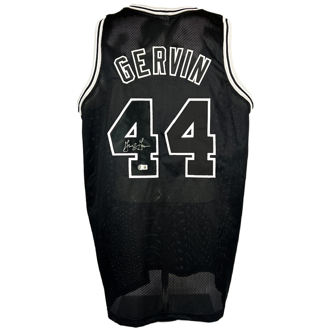 George Gervin autographed signed jersey NBA San Antonio Spurs