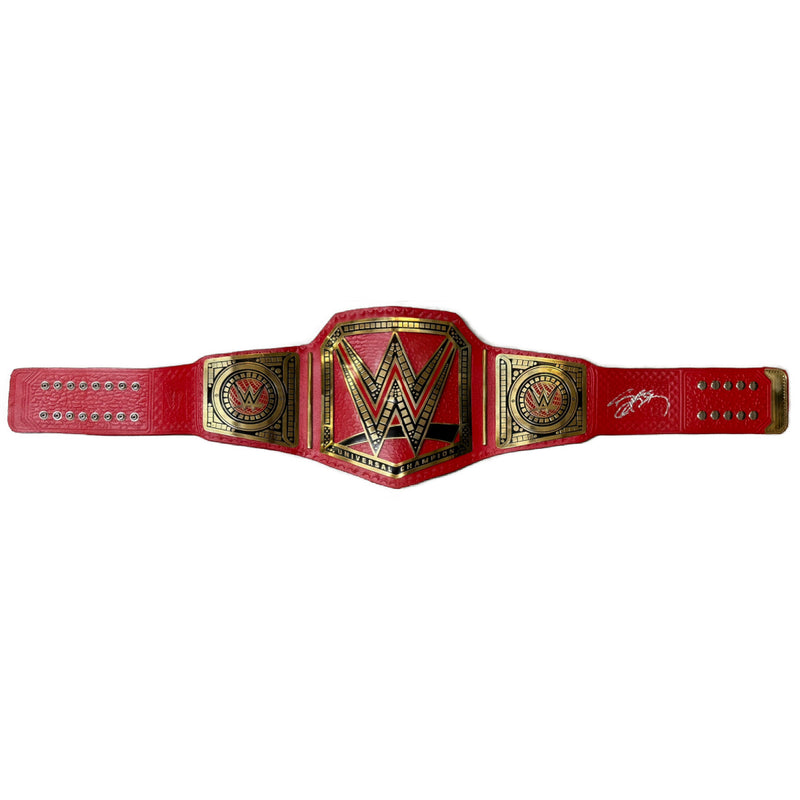 Bill Goldberg autographed signed replica championship belt WWE WCW JSA COA