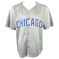 FERGIE JENKINS AUTOGRAPHED SIGNED CUSTOM GREY PRO STYLE JERSEY BAS