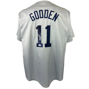 DOC GOODEN AUTOGRAPHED SIGNED CUSTOM GREY PRO STYLE JERSEY JSA COA