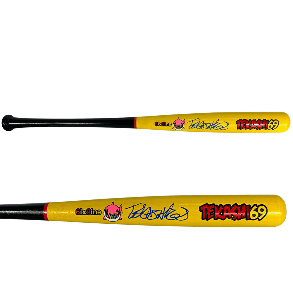 Tekashi 6ix9ine autographed signed custom baseball bat BAS