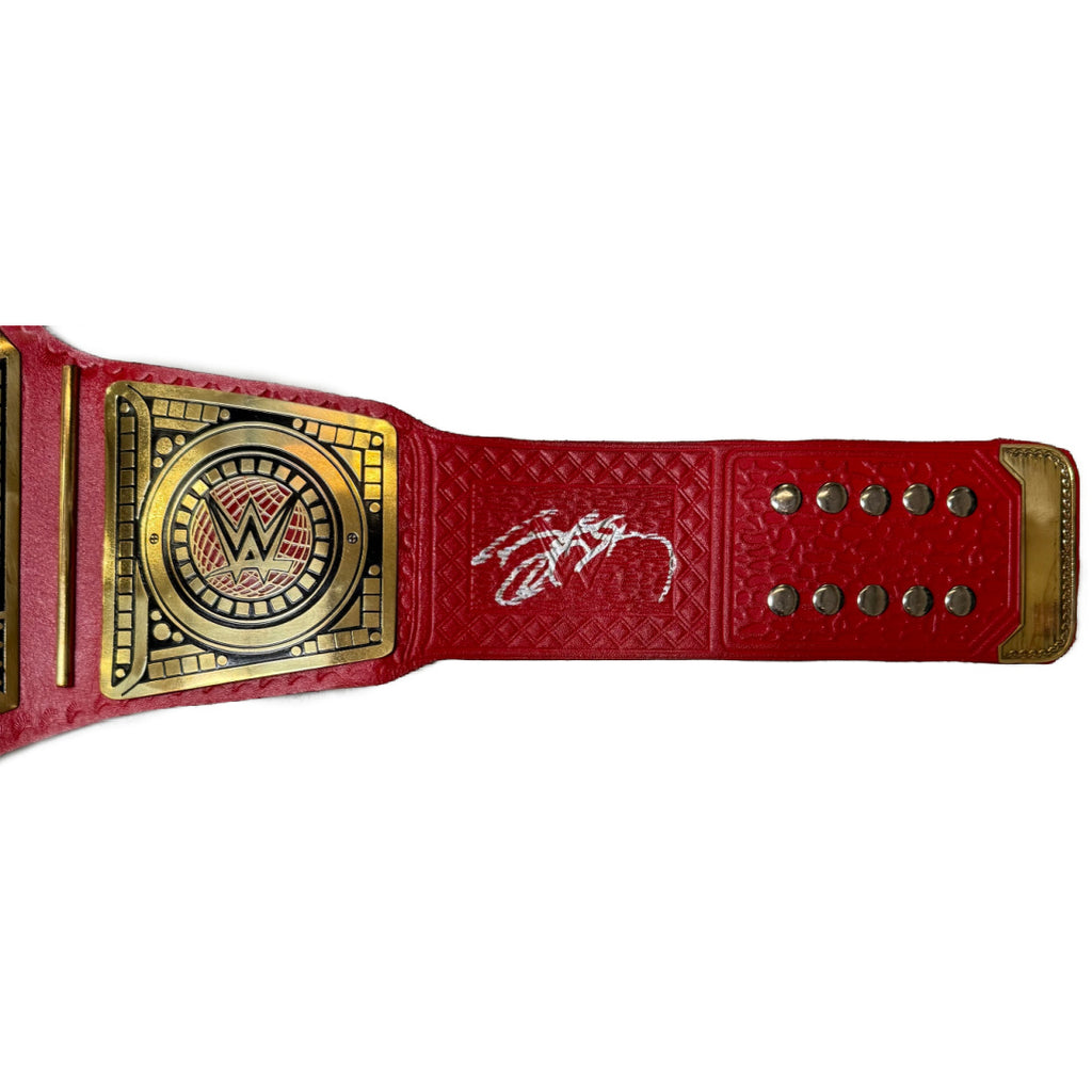 Bill Goldberg autographed signed replica championship belt WWE WCW JSA COA