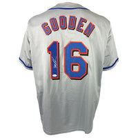 DOC GOODEN AUTOGRAPHED SIGNED CUSTOM GREY PRO STYLE JERSEY JSA COA
