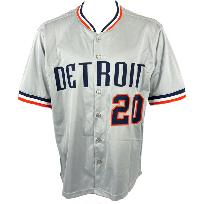 MICKEY TETTLETON AUTOGRAPHED SIGNED GREY PRO STYLE JERSEY BAS