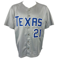 RUBEN SIERRA AUTOGRAPHED SIGNED CUSTOME GREY PRO STYLE JERSEY JSA COA