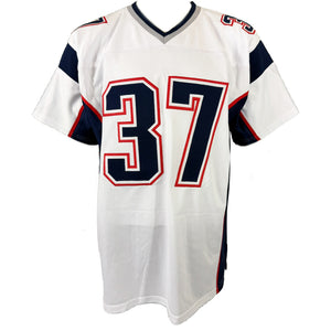 RODNEY HARRISON AUTOGRAPHED CUSTOM WHITE PRO STYLE JERSEY BAS