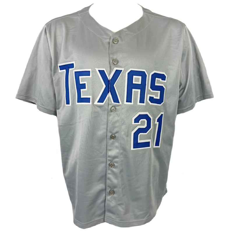 RUBEN SIERRA AUTOGRAPHED SIGNED CUSTOME GREY PRO STYLE JERSEY JSA COA