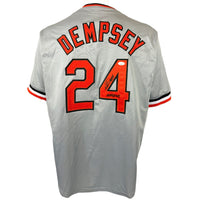 RICK DEMPSY AUTOGRAPHED SIGNED INSCRIBED CUSTOM GREY PRO STYLE JERSEY JSA COA