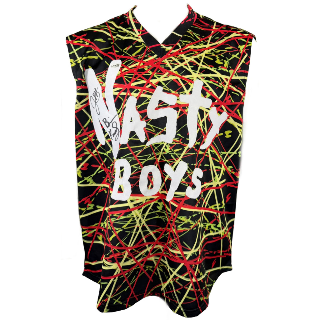 Brian Knobbs & Jerry Sags autographed signed jersey WWE WWF JSA Nasty Boys