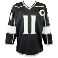 ANZE KOPITAR AUTOGRAPHED SIGNED CUSTOM BLACK PRO STYLE JERSEY JSA COA