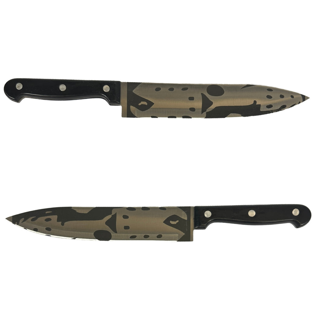 Custom engraved Friday the Thirteenth Jason Voorhees knife