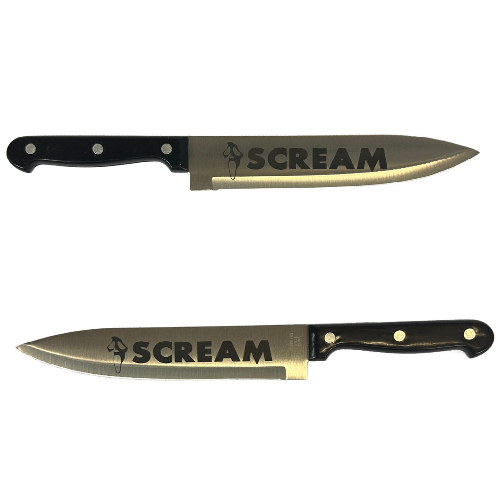 Custom engraved Scream knife