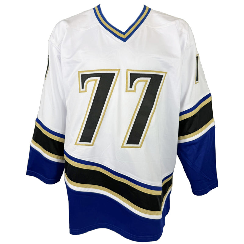 ADAM OATES AUTOGRAPHED SIGNED CUSTOM WHITE PRO STYLE JERSEY JSA COA