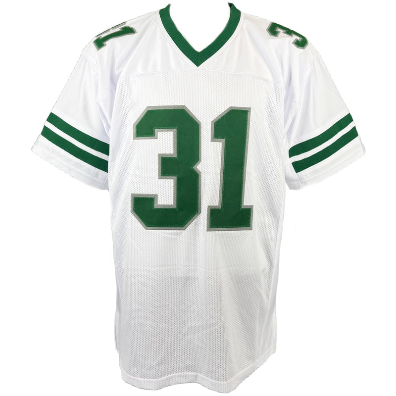WILBERT MONTGOMERY AUTOGRAPHED INSCRIBED CUSTOM WHITE PRO STYLE JERSEY JSA