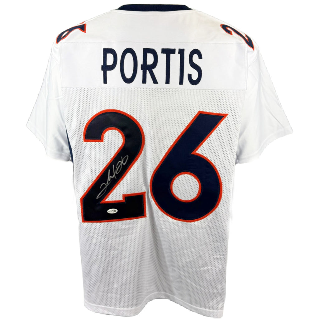 CLINTON PORTIS AUTOGRAPHED SIGNED WHITE CUSTOM PRO STYLE JERSEY JSA