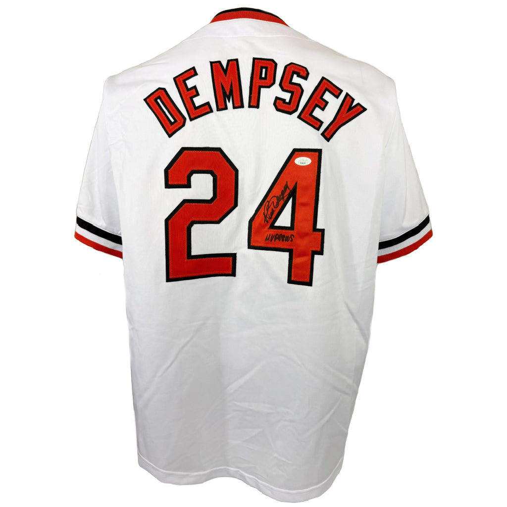 RICK DEMPSY AUTOGRAPHED SIGNED INSCRIBED CUSTOM WHITE PRO STYLE JERSEY JSA COA