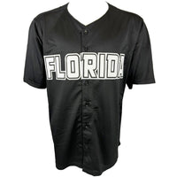 DONTRELLE WILLIS AUTOGRAPHED SIGNED CUSTOM BLACK PRO STYLE JERSEY JSA COA