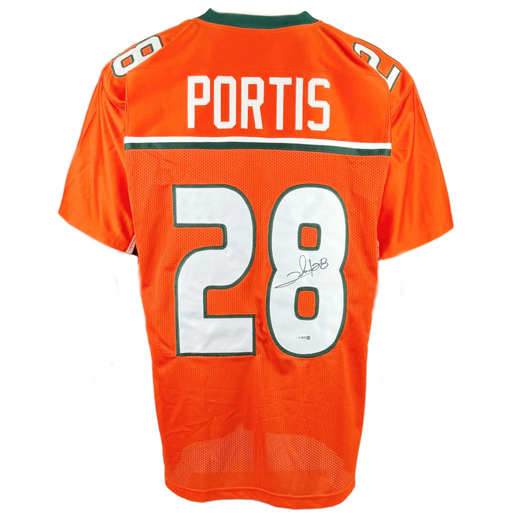 CLINTON PORTIS AUTOGRAPHED SIGNED ORANGE CUSTOM COLLEGE STYLE JERSEY JSA