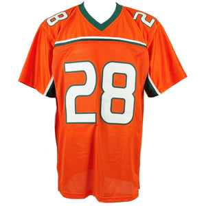 CLINTON PORTIS AUTOGRAPHED SIGNED ORANGE CUSTOM COLLEGE STYLE JERSEY JSA
