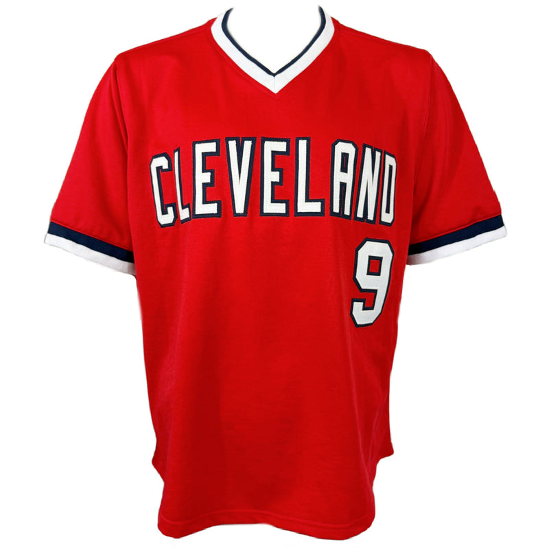 CARLOS BAERGA AUTOGRAPHED SIGNED CUSTOM PRO RED STYLE JERSEY JSA COA