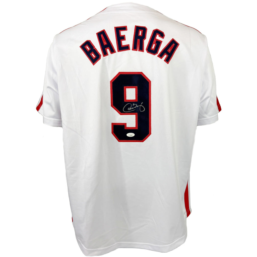 CARLOS BAERGA AUTOGRAPHED SIGNED CUSTOM WHITE PRO STYLE JERSEY JSA COA