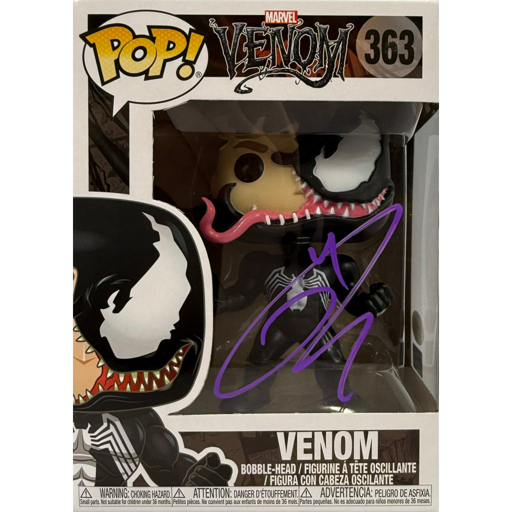 Tom Hardy autographed signed Funko Pop #363 Venom JSA MARVEL