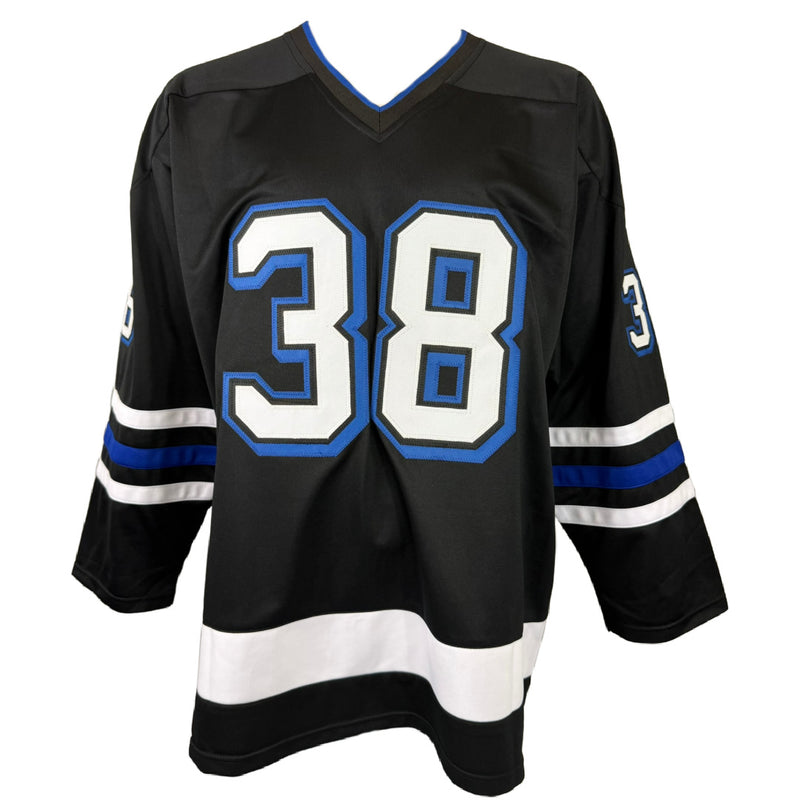 BRANDON HAGEL AUTOGRAPHED SIGNED CUSTOM BLACK PRO STYLE JERSEY JSA COA