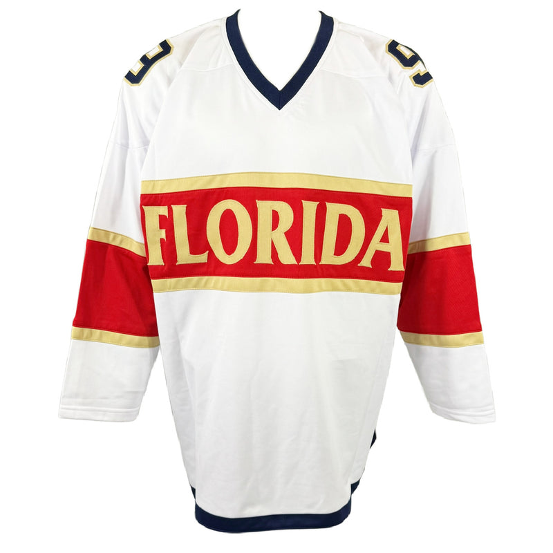 SAM BENNETT AUTOGRAPHED SIGNED WHITE PRO STYLE JERSEY JSA