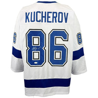 NIKITA KUCHEROV AUTOOGRAPHED SIGNED INSCRIBED CUSTOM WHITE PRO STYLE JERSEY JSA COA
