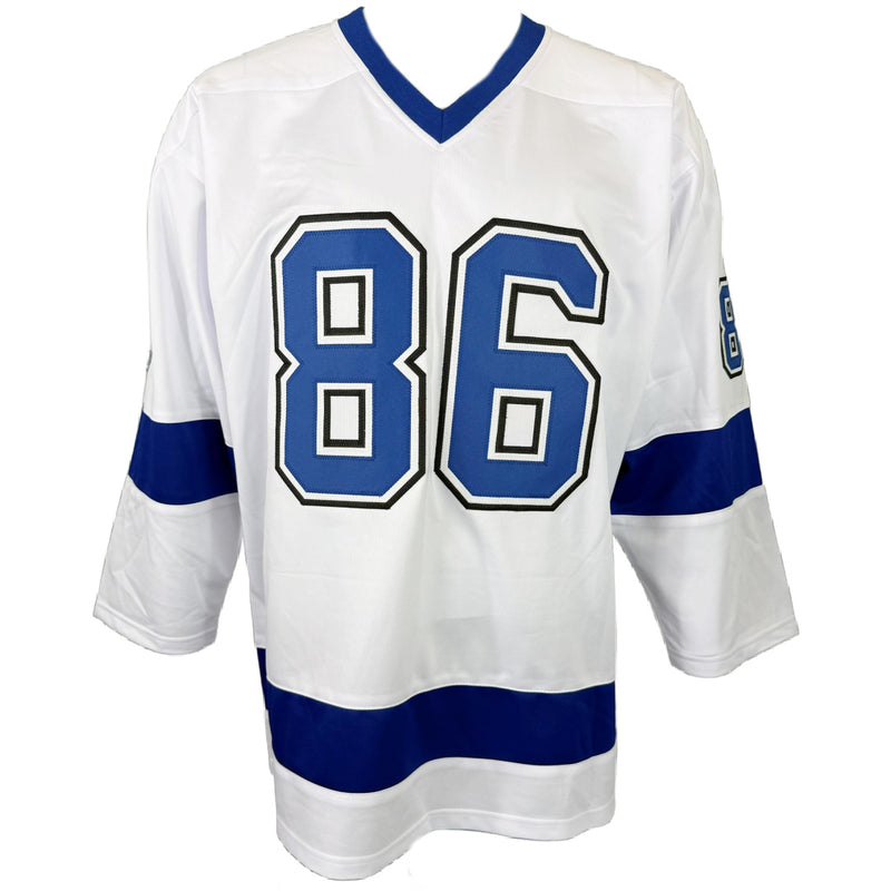 NIKITA KUCHEROV AUTOOGRAPHED SIGNED INSCRIBED CUSTOM WHITE PRO STYLE JERSEY JSA COA