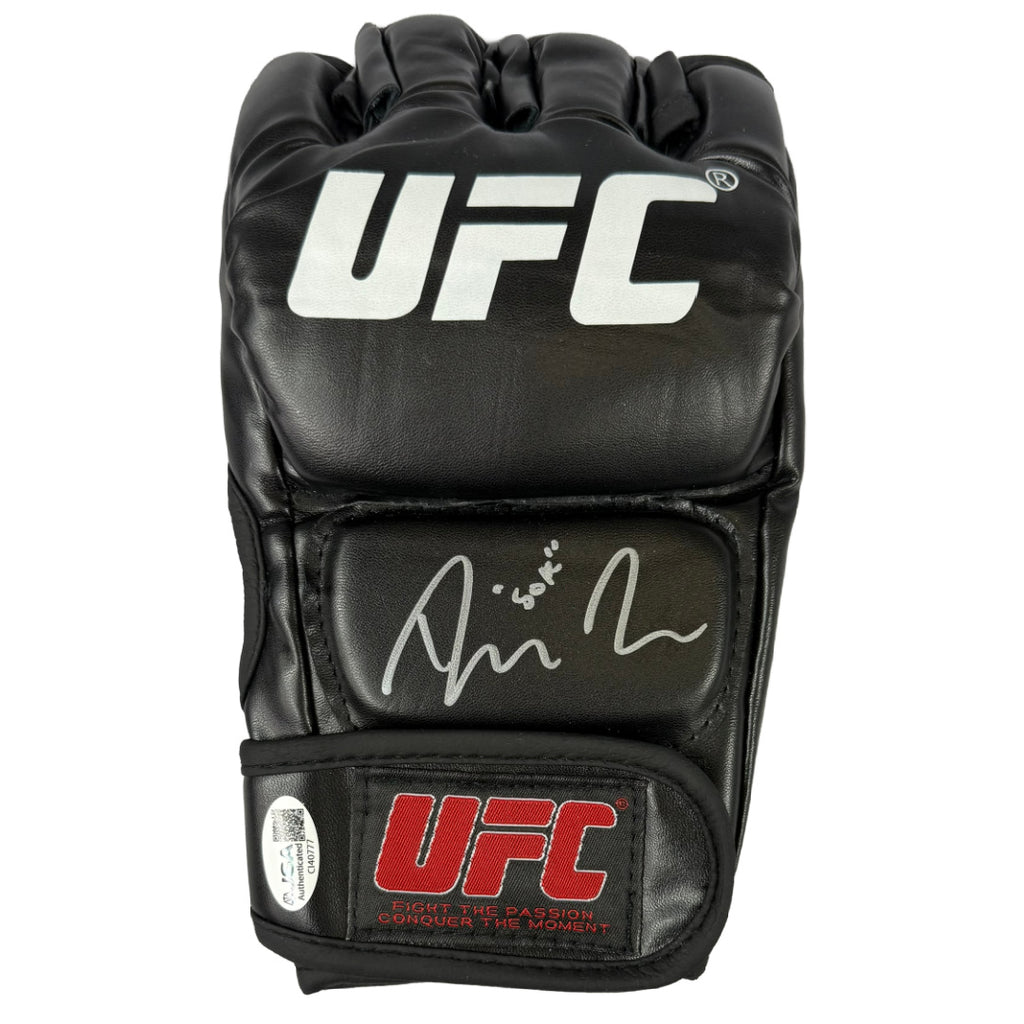 Dan Ige autographed signed inscribed authenticated glove UFC JSA COA