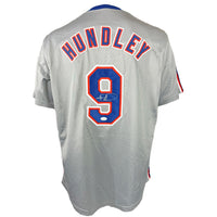 TODD HUNDLEY AUTOGRAPHED SIGNED CUSTOM GREY RPO STYLE JERSEY