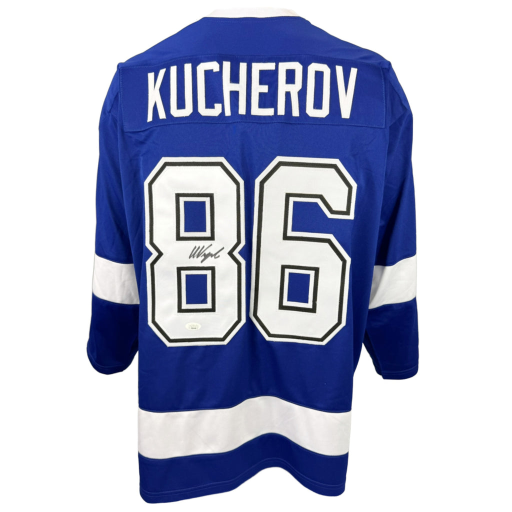 NIKITA KUCHEROV AUTOOGRAPHED SIGNED INSCRIBED CUSTOM BLUE PRO STYLE JERSEY JSA COA