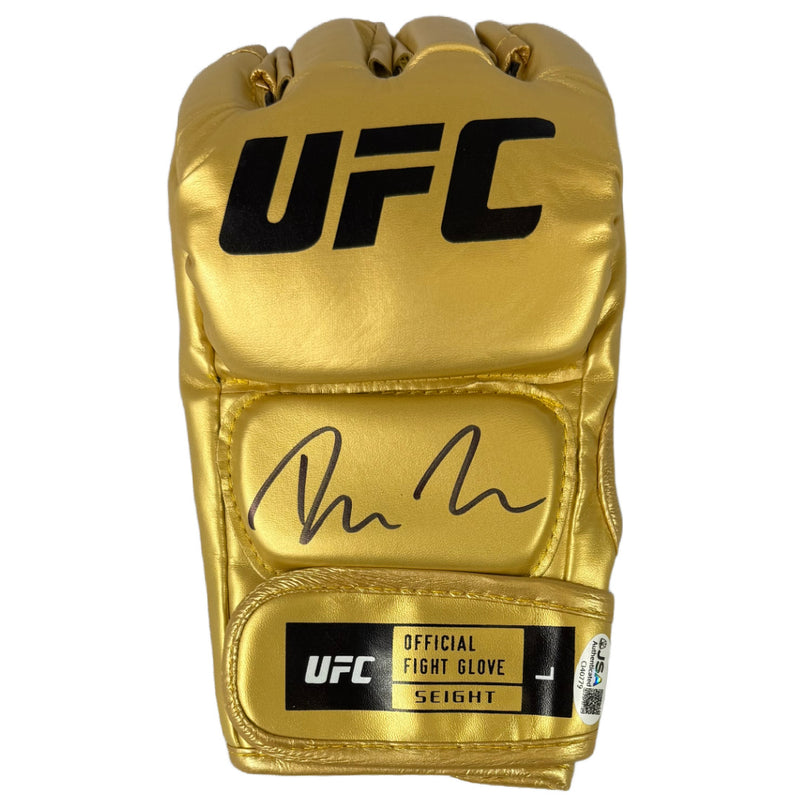 Dan Ige autographed signed authenticated gold glove UFC JSA COA