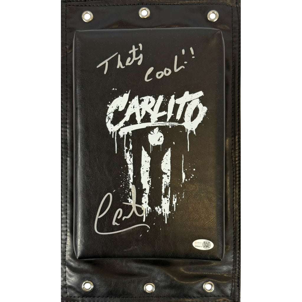 Carlito autographed signed inscribed wrestling turnbuckle WWE JSA LWO WWF